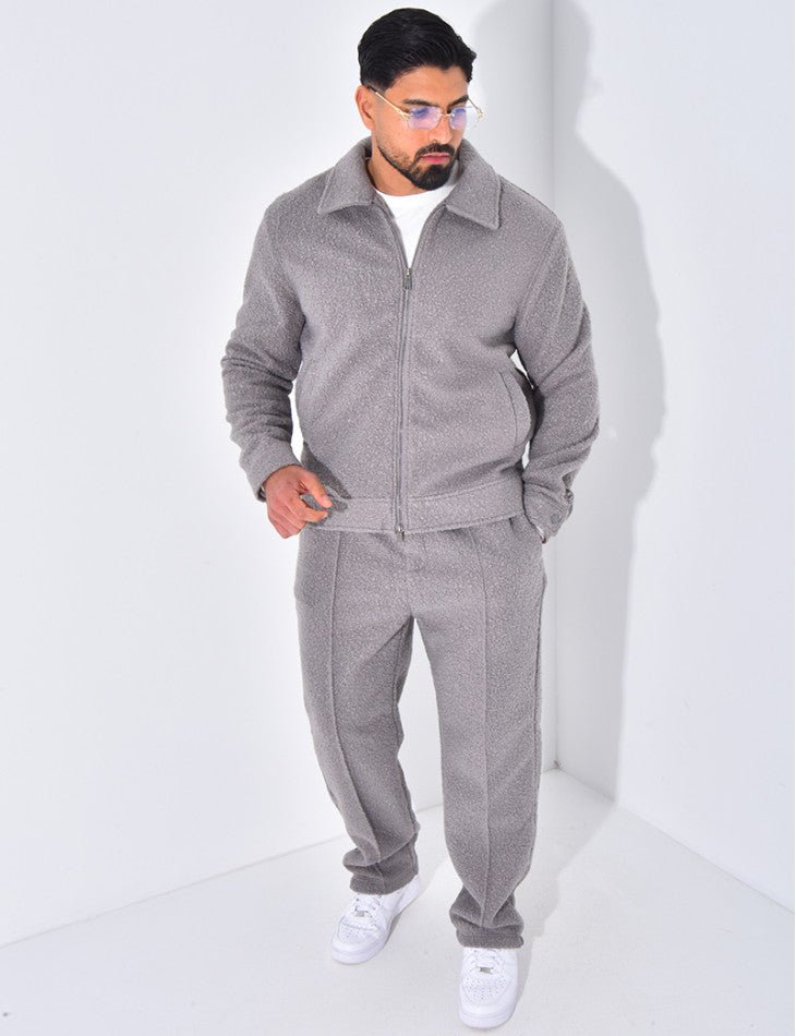 ENSEMBLE EN PEAU DE MOUTON PANTALON ET VESTE - Grabtamarque