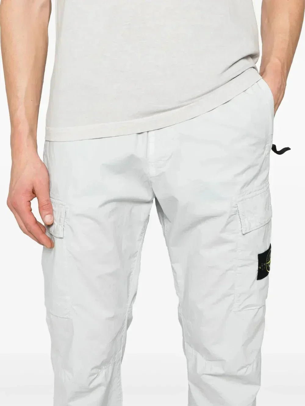 Stone tapered - leg cargo pants - Grabtamarque