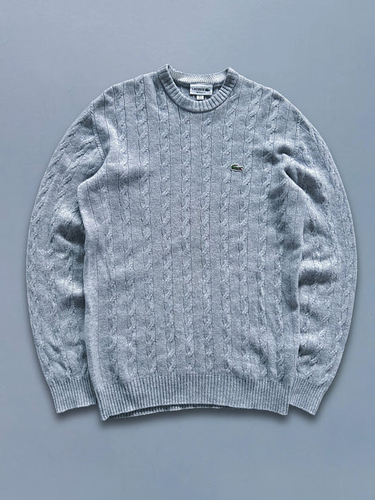 LACOSTE VINTAGE *CABLE KNIT* PULLOVER