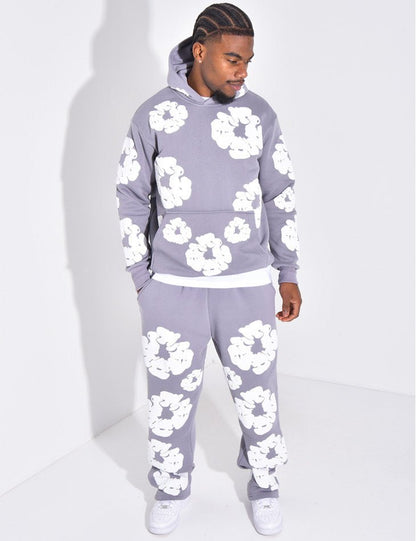 ENSEMBLE À FLEURS PANTALON ET SWEAT - Grabtamarque