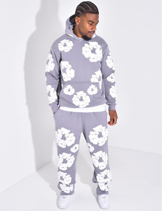 ENSEMBLE À FLEURS PANTALON ET SWEAT - Grabtamarque