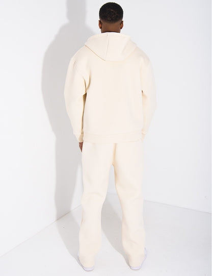 ENSEMBLE HOMME À CAPUCHE ECRU