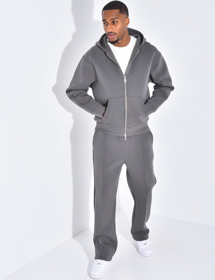 ENSEMBLE HOMME À CAPUCHE - ANTHRACITE - Grabtamarque