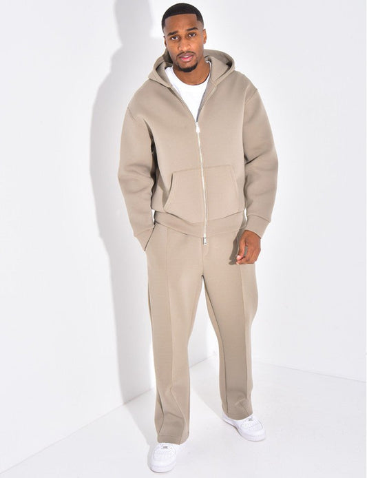 ENSEMBLE HOMME À CAPUCHE - BEIGE - Grabtamarque