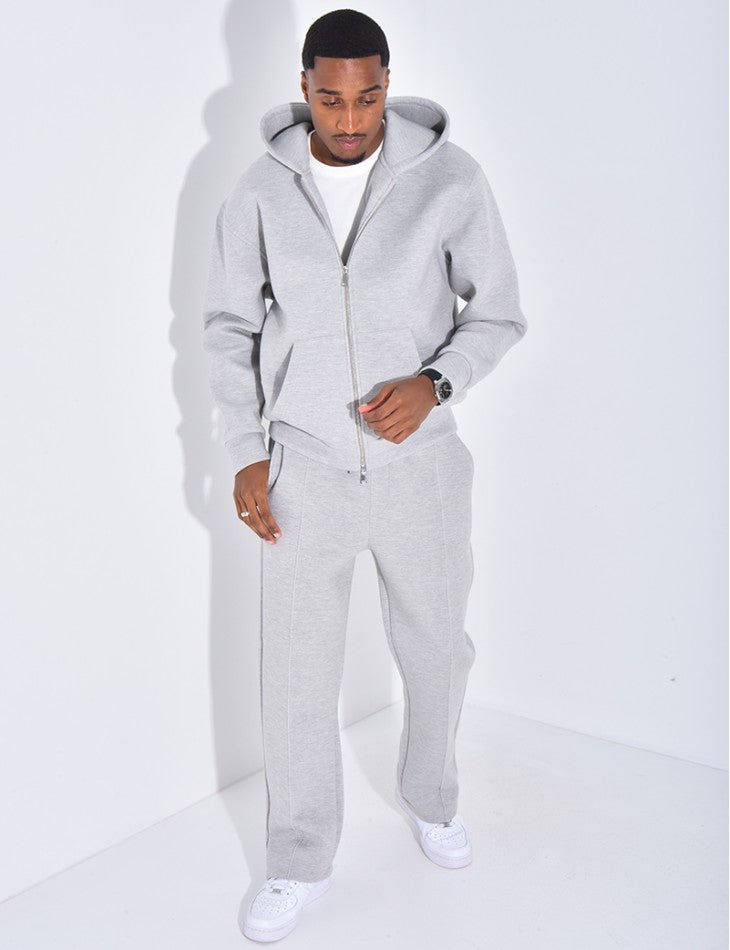 ENSEMBLE HOMME À CAPUCHE - GRIS - Grabtamarque