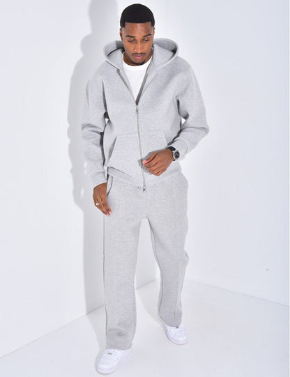 ENSEMBLE HOMME À CAPUCHE - GRIS - Grabtamarque