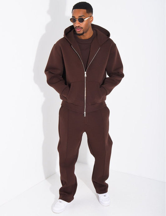 ENSEMBLE HOMME À CAPUCHE - MARRON - Grabtamarque