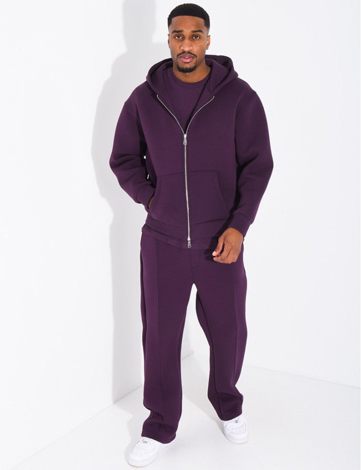 ENSEMBLE HOMME À CAPUCHE - PRUNE - Grabtamarque