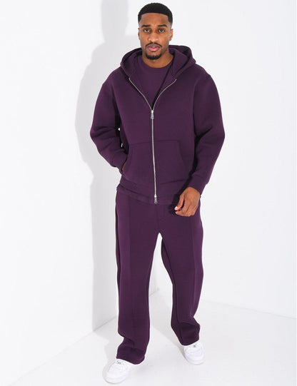 ENSEMBLE HOMME À CAPUCHE - PRUNE - Grabtamarque