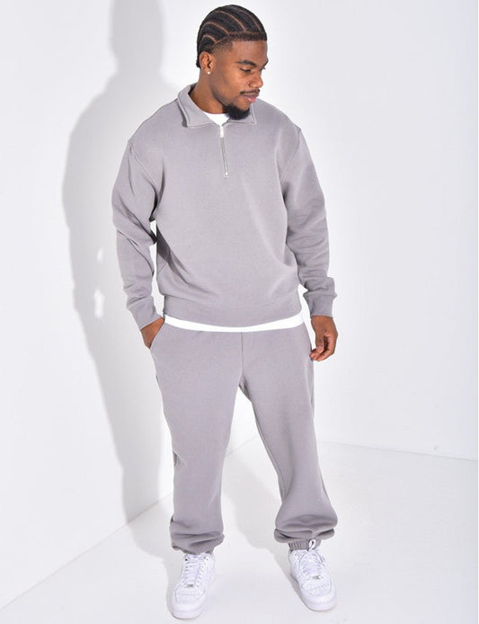 ENSEMBLE PANTALON ET SWEAT ZIPPÉ - Grabtamarque
