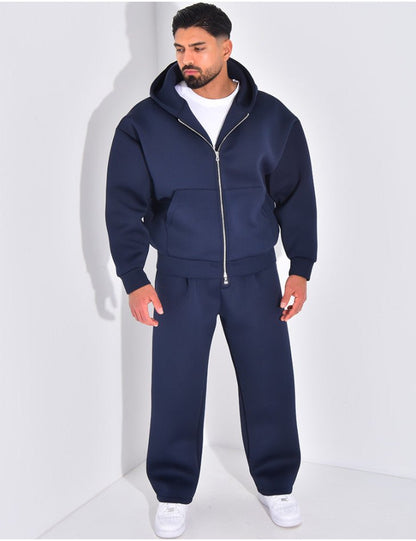 ENSEMBLE PANTALON ET VESTE ZIPPÉ À CAPUCHE - Grabtamarque