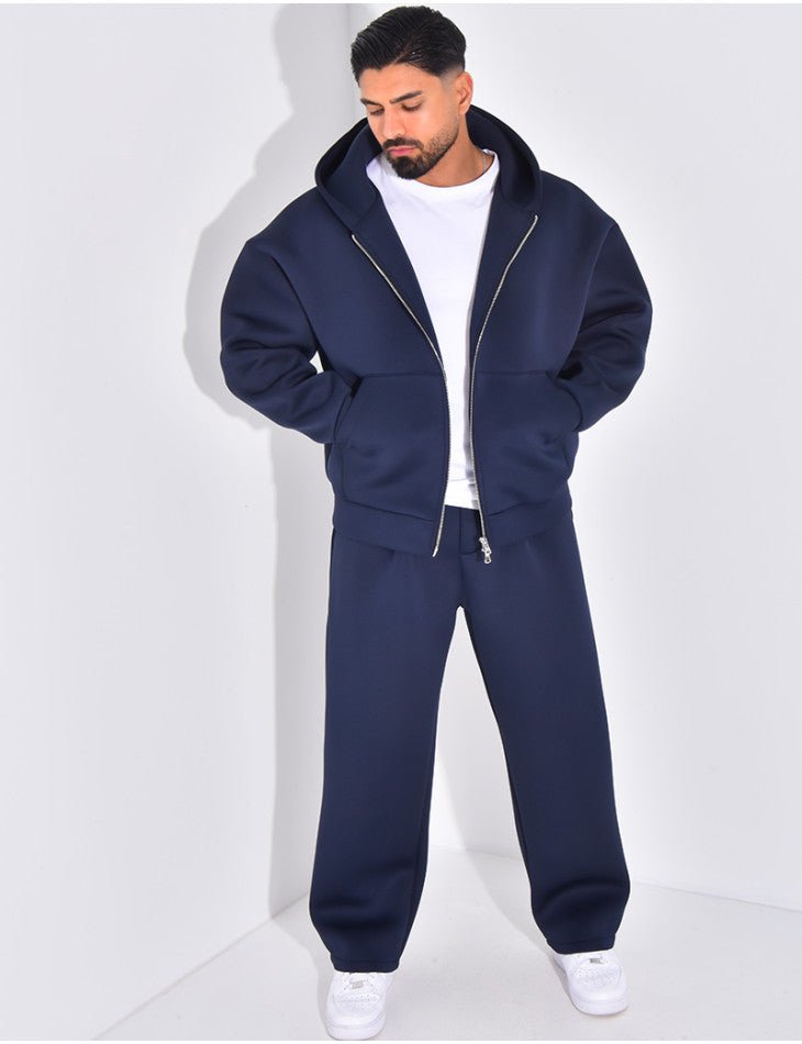 ENSEMBLE PANTALON ET VESTE ZIPPÉ À CAPUCHE - Grabtamarque