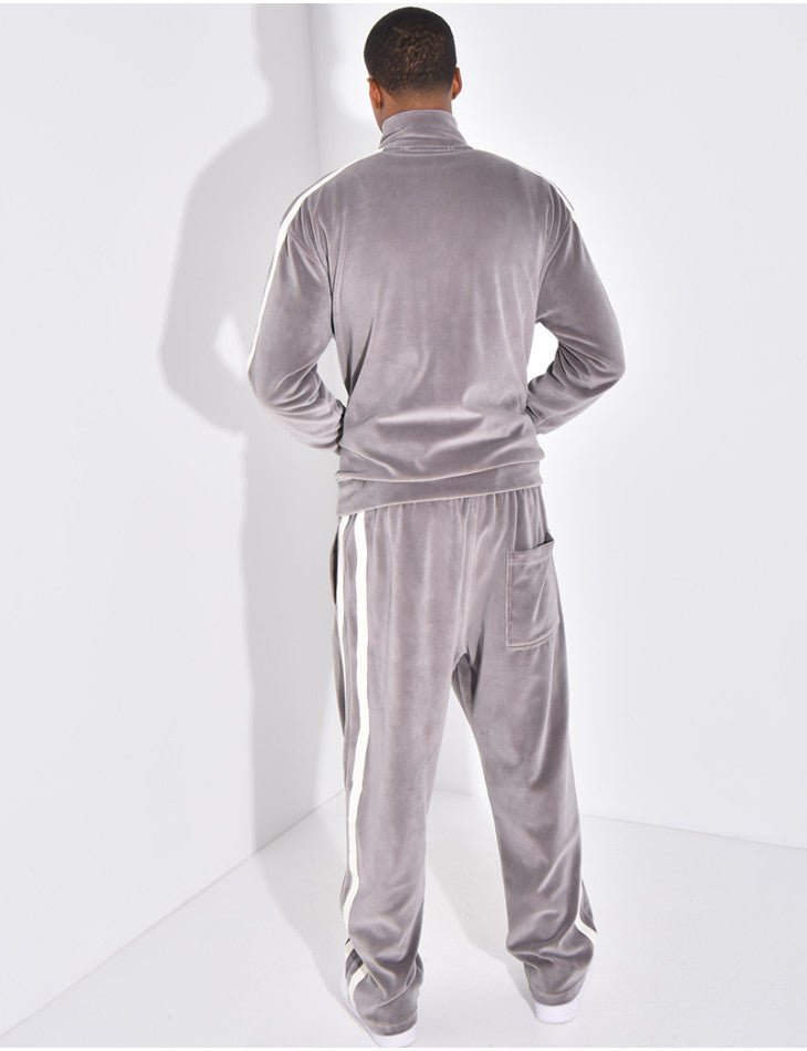 ENSEMBLE TOUT DOUX PANTALON ET VESTE "OFF THE SYSTEME" - Grabtamarque