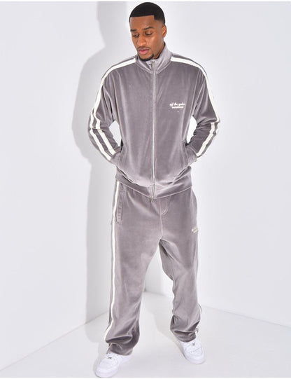 ENSEMBLE TOUT DOUX PANTALON ET VESTE "OFF THE SYSTEME" - Grabtamarque