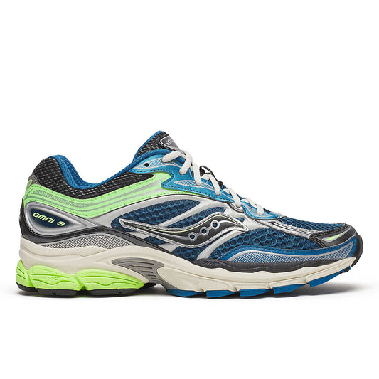 Saucony ProGrid Omni 9 BLUE | LIME - Grabtamarque