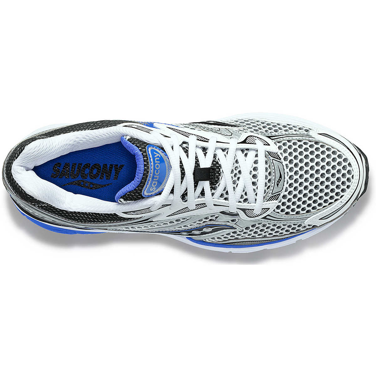Saucony ProGrid Omni 9 WHITE | SILVER | BLUE - Grabtamarque
