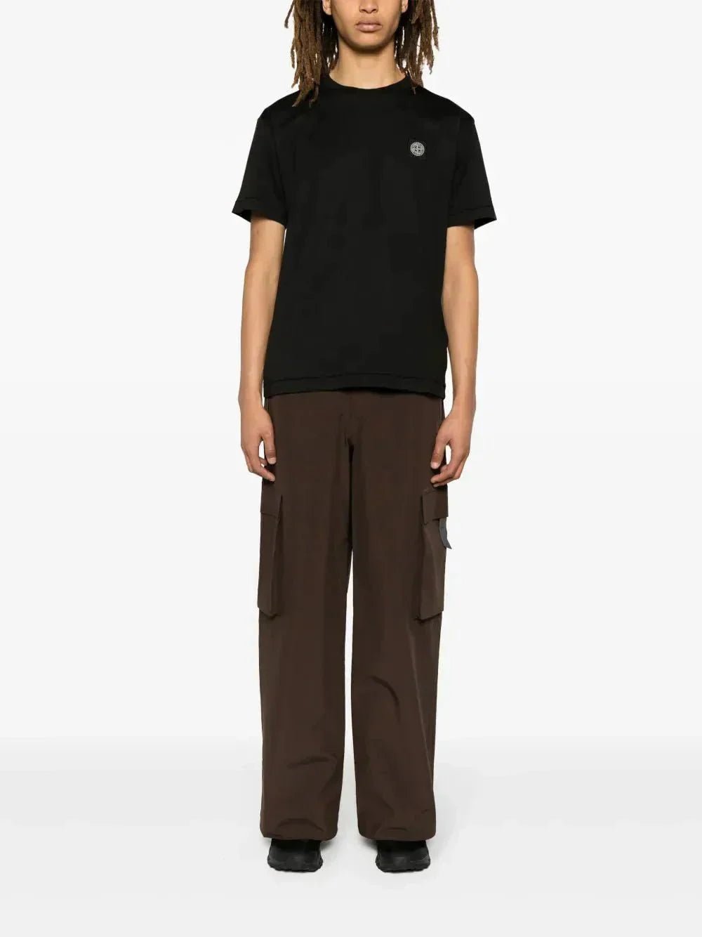 Stone Compass - patch cotton T-shirt - Grabtamarque