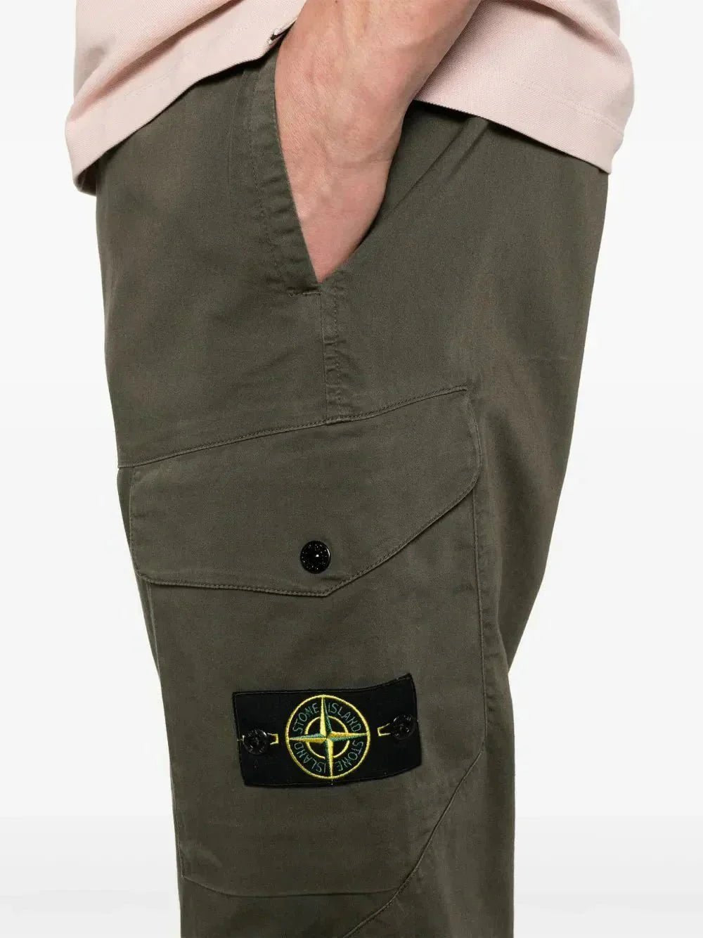 Stone pantalon cargo à patch Compass - Grabtamarque