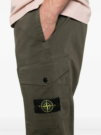 Stone pantalon cargo à patch Compass - Grabtamarque