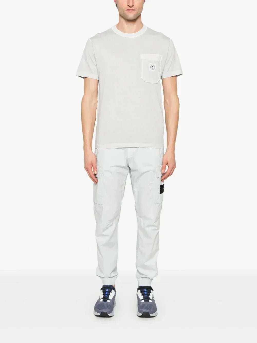 Stone tapered - leg cargo pants - Grabtamarque