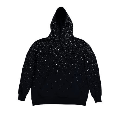 Sweat à capuche VYBES Rhinestone Galaxy - Grabtamarque