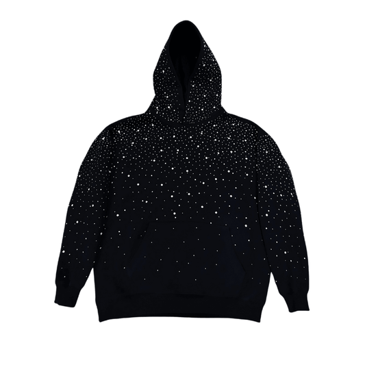 Sweat à capuche VYBES Rhinestone Galaxy - Grabtamarque